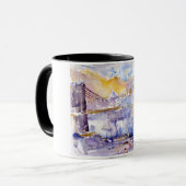 Brooklyn Bridge (New York City) (door John Marin) Mok (Voorkant links)