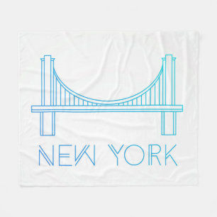 Brooklyn Bridge   New York City Fleece Deken