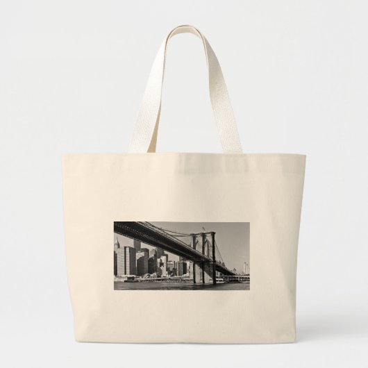 Brooklyn Bridge New York City Grote Tote Bag (Voorkant)
