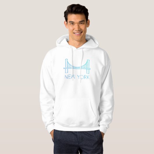 Brooklyn Bridge | New York City Hoodie (Voorkant volledig)