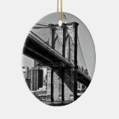 Brooklyn Bridge New York City Keramisch Ornament (Rechts)