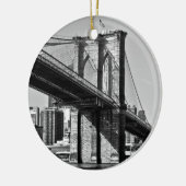 Brooklyn Bridge New York City Keramisch Ornament (Links)