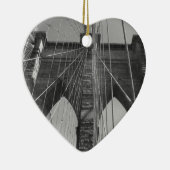 Brooklyn Bridge New York City Keramisch Ornament (Rechts)