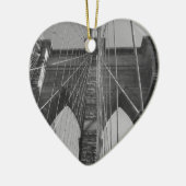 Brooklyn Bridge New York City Keramisch Ornament (Links)
