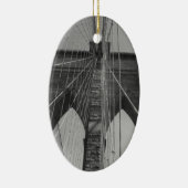 Brooklyn Bridge New York City Keramisch Ornament (Rechts)