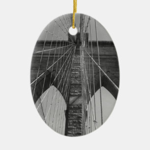 Brooklyn Bridge New York City Keramisch Ornament