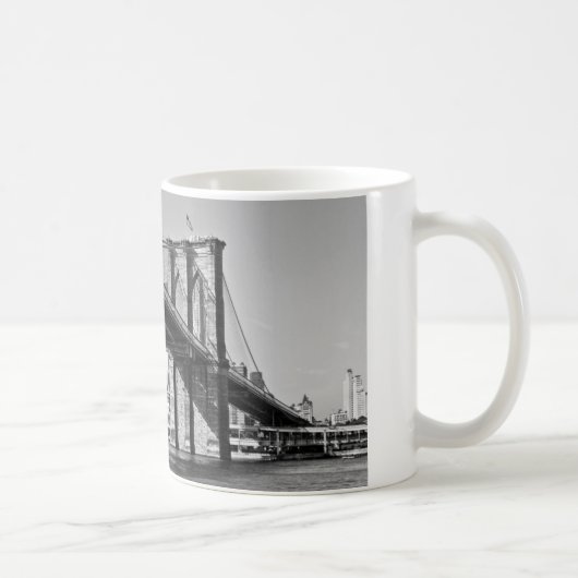 Brooklyn Bridge New York City Koffiemok (Rechts)