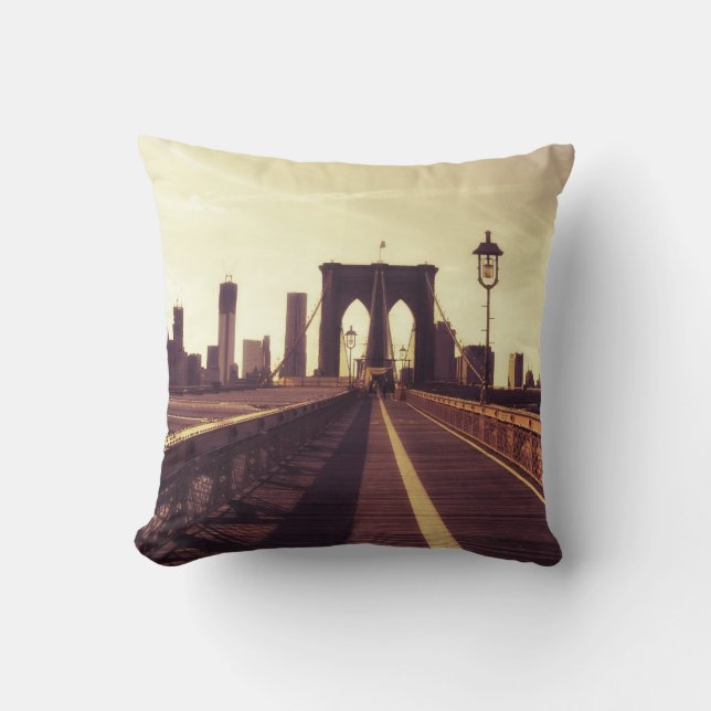 Brooklyn Bridge - New York City Kussen (Voorkant)