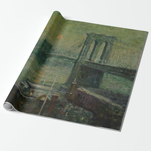 Brooklyn Bridge (New York City Landmark) (NYC) Cadeaupapier (Uitgerold)