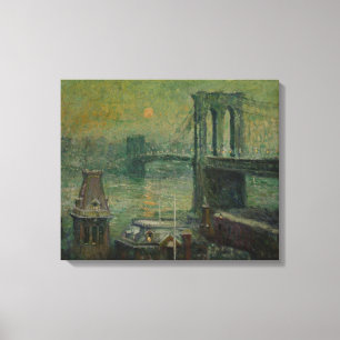 Brooklyn Bridge (New York City Landmark) (NYC) Canvas Afdruk