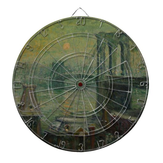 Brooklyn Bridge (New York City Landmark) (NYC) Dartbord (Voorkant)
