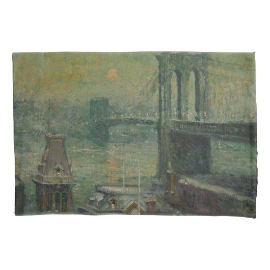 Brooklyn Bridge (New York City Landmark) (NYC) Kussensloop (Voorkant-Links)