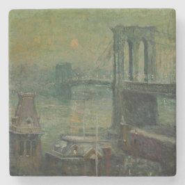 Brooklyn Bridge (New York City Landmark) (NYC) Stenen Onderzetter
