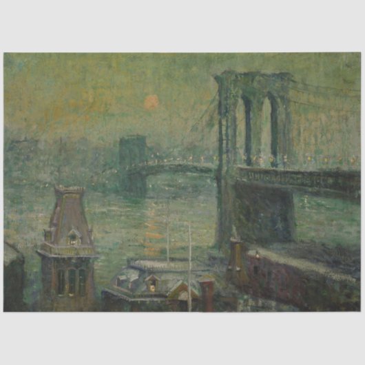 Brooklyn Bridge (New York City Landmark) (NYC) Tissuepapier (Voorkant)