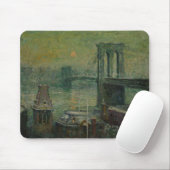 Brooklyn Bridge (New York City Landmark) (NYC) wor Muismat (Met muis)