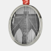 Brooklyn Bridge New York City Metalen Ornament (Links)