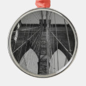 Brooklyn Bridge New York City Metalen Ornament (Voorkant)