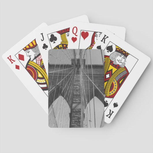 Brooklyn Bridge New York City Pokerkaarten (Achterkant)