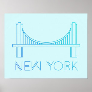 Brooklyn Bridge New York City Poster