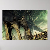 Brooklyn Bridge - New York City Poster (Voorkant)