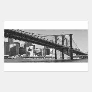 Brooklyn Bridge New York City Rechthoekige Sticker