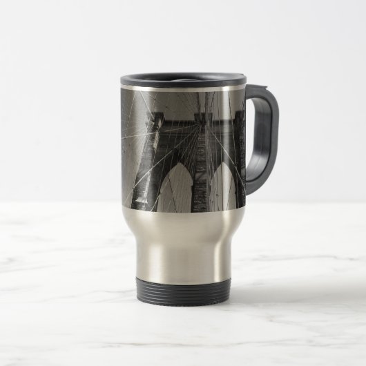 Brooklyn Bridge New York City Reisbeker (Voorkant rechts)