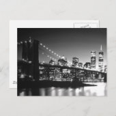 Brooklyn Bridge New York City Skyline Manhattan Briefkaart (Voorkant / Achterkant)