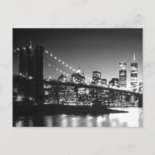 Brooklyn Bridge New York City Skyline Manhattan Briefkaart (Voorkant)