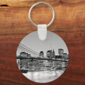 Brooklyn Bridge New York City Sleutelhanger (Voorkant)