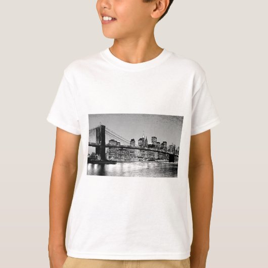 Brooklyn Bridge New York City T-shirt (Voorkant)