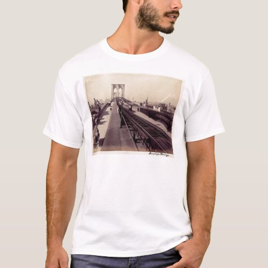  Brooklyn Bridge New York City T-shirt (Voorkant)