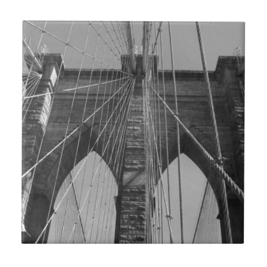 Brooklyn Bridge New York City Tegeltje (Voorkant)