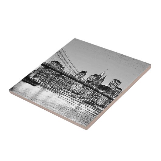 Brooklyn Bridge New York City Tegeltje (Zijkant)