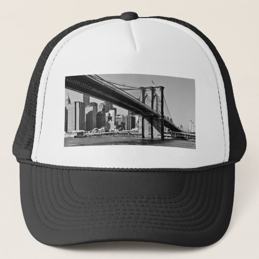Brooklyn Bridge New York City Trucker Pet (Voorkant)