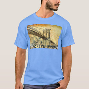 Brooklyn Bridge New York City USA Love NYC T-shirt