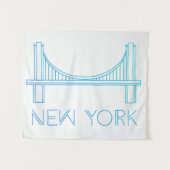 Brooklyn Bridge | New York City Wandkleed (Voorkant (horizontaal))
