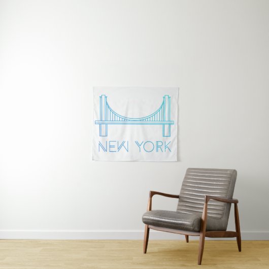 Brooklyn Bridge | New York City Wandkleed (In Situ (horizontaal))