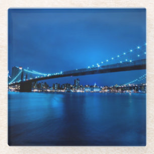 Brooklyn Bridge, New York Glazen Onderzetter