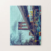 Brooklyn Bridge New York. Jigzaag Puzzle Legpuzzel (Verticaal)