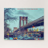 Brooklyn Bridge New York. Jigzaag Puzzle Legpuzzel (Horizontaal)