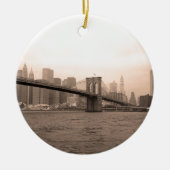 Brooklyn Bridge New York Keramisch Ornament (Voorkant)