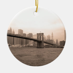 Brooklyn Bridge New York Keramisch Ornament