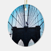 Brooklyn Bridge, New York Keramisch Ornament (Links)