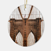Brooklyn Bridge, New York Keramisch Ornament (Links)