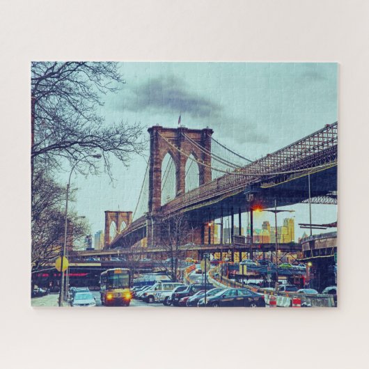 Brooklyn Bridge New York. Legpuzzel (Horizontaal)