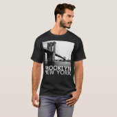 Brooklyn Bridge New York, mannen T-shirt (Voorkant volledig)
