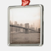 Brooklyn Bridge New York Metalen Ornament (Links)
