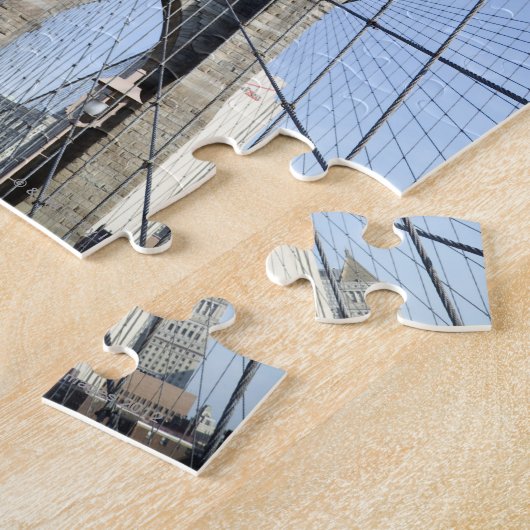 Brooklyn Bridge, New York, NY, VS Legpuzzel (Zijkant)