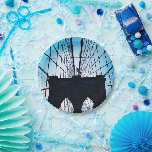 Brooklyn Bridge, New York Papieren Bordje (Feest)