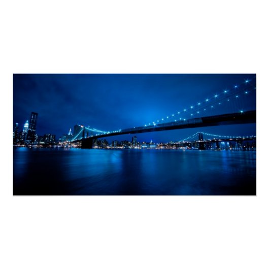 Brooklyn Bridge, New York Perfect Poster (Voorkant)